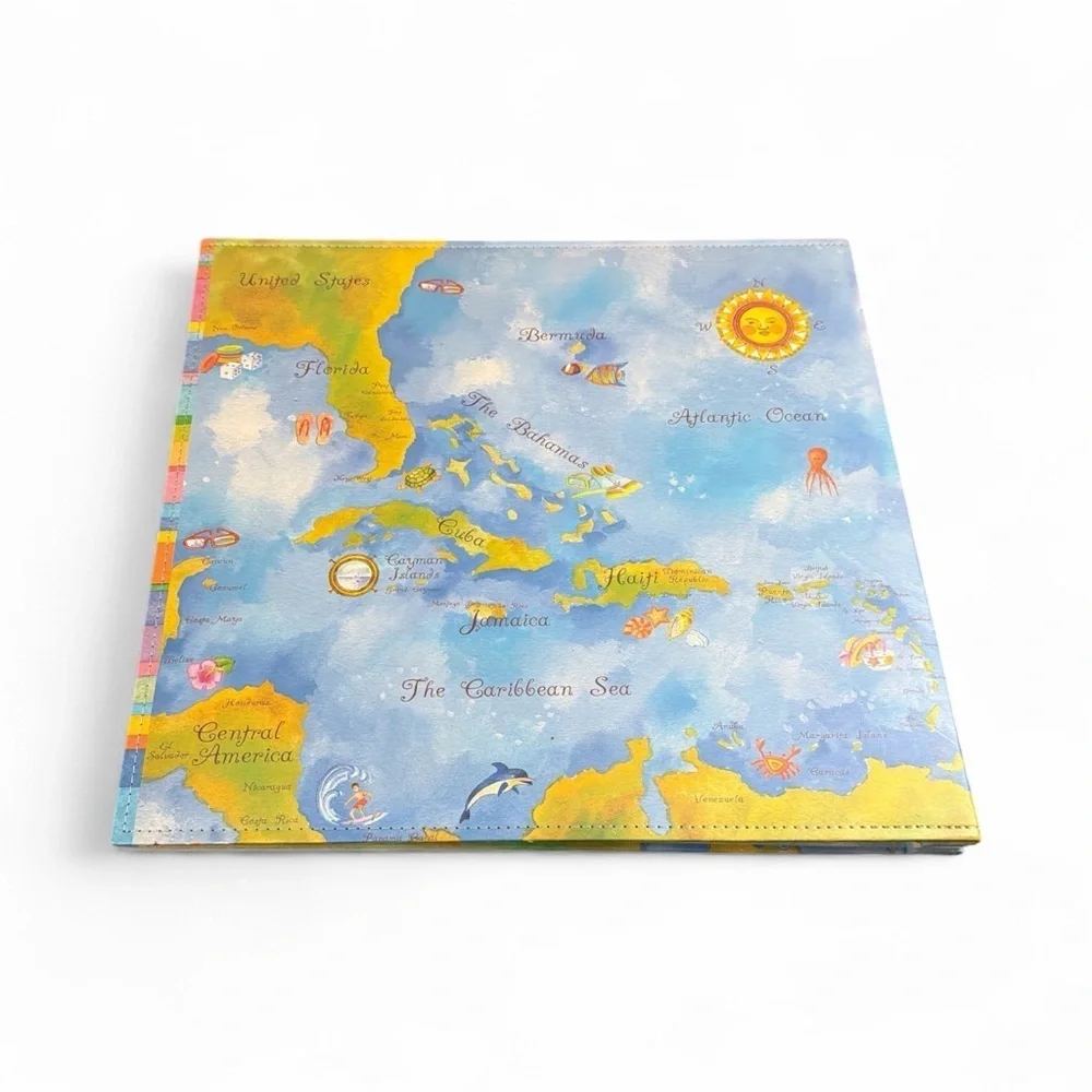 Carnival Conquest Cruise Photo Album - Colorful Map Design - Picture 2 of 3